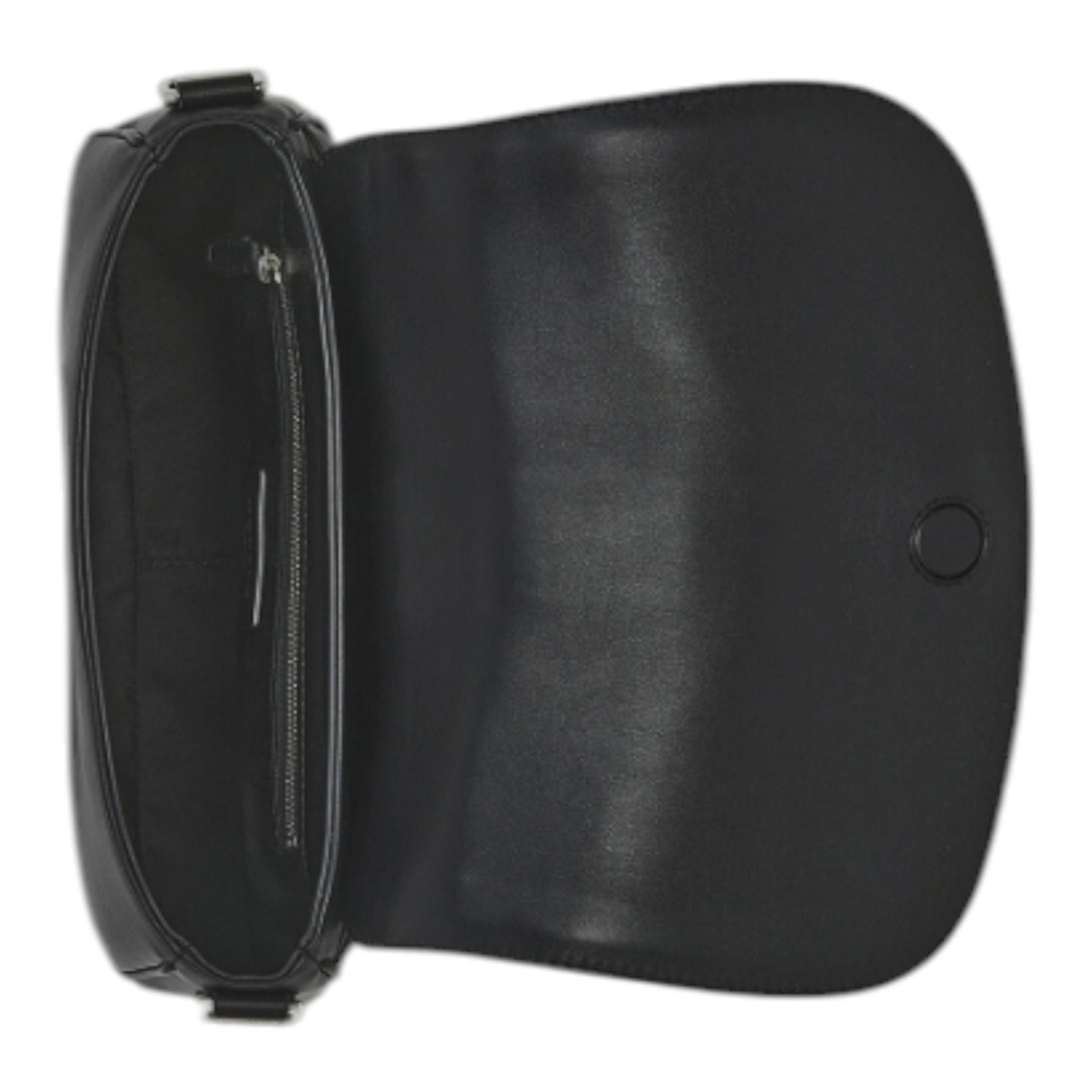 McQueen Mini T-Bar Satchel in Black MSRP $1390 Leather New In Box - Picture 5 of 6